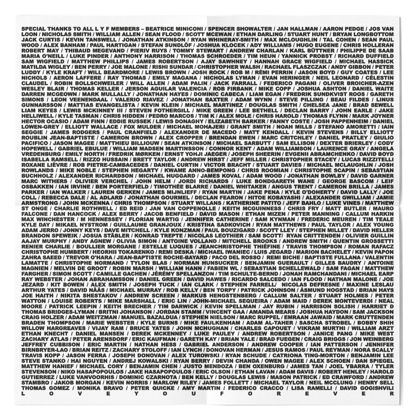 A WAVE THAT WILL NEVER BREAK LP